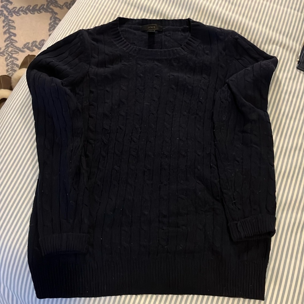 J.Crew cable knit sweater